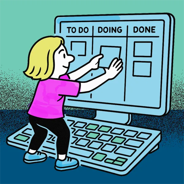 Cartoon: Kanban