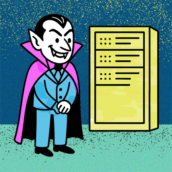 Cartoon of a data creep