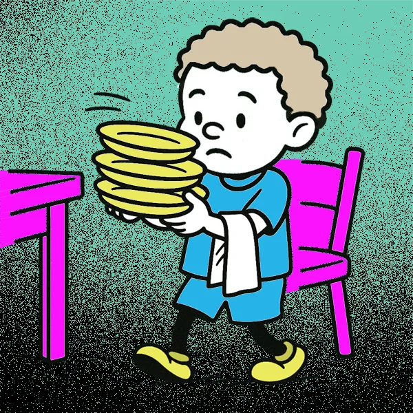 Washing dishes can be less of a chore